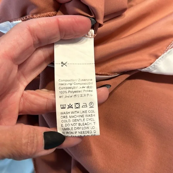 SHEIN white and dark pink dress size large - Picture 7 of 10